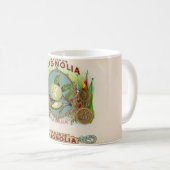 Magnolia Cigar Box Label Kaffeetasse (VorderseiteRechts)