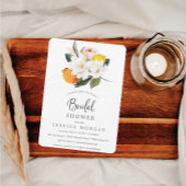 Magnolia Citrus Bridal Dusche Einladungskarte Einladung