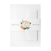 Magnolia Citrus Hochzeitseinladung Bly Band (Vorderseite Beispiel)