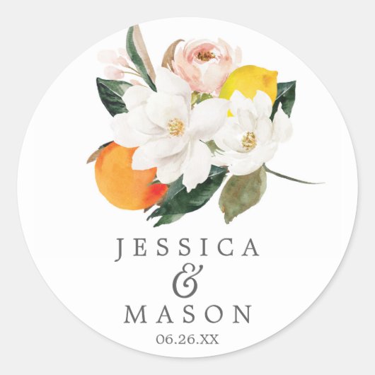 Magnolia Citrus Umschlag Aufkleber - Bevorzugen Si (Vorderseite)