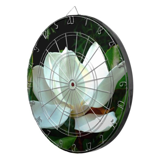 Magnolia Closeup Dartscheibe (Vorderseite rechts)