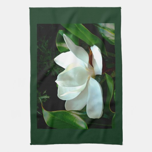 Magnolia Closeup Geschirrtuch (Vertikal)