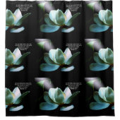 Magnolia Closeup Spotlight Matthew 5:16 Duschvorhang (Vorderseite)