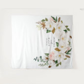 Magnolia Cotton Backdrop Foto Stand Wandteppich (Vorderseite (Horizontal))