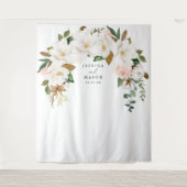 Magnolia Cotton Backdrop Foto Stand Wandteppich (Vorderseite)