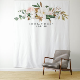Magnolia Cotton Backdrop Foto Stand Wandteppich