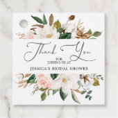 Magnolia Cotton Brautparty Vielen Dank für Ihre Un Geschenkanhänger (Vorderseite)