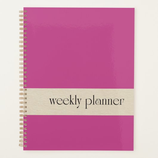 Magnolia cover Weekly Plananner Planer (Vorderseite)