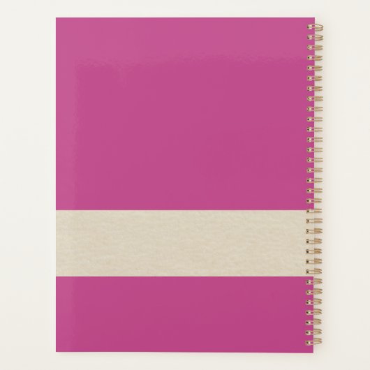 Magnolia cover Weekly Plananner Planer (Rückseite)