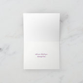 Magnolia Danke-Karte Dankeskarte (Innenseite)