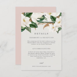 Magnolia Details Card Einladung