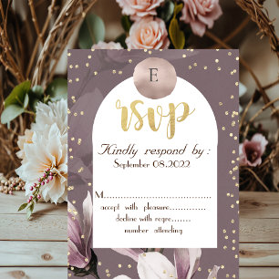 Magnolia Diamonds Monogram UAWG Einladung