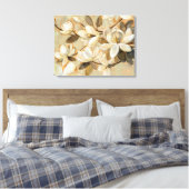 Magnolia Einfachheit Creme Leinwanddruck (Insitu (Schlafzimmer))