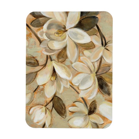 Magnolia Einfachheit Creme Magnet (Vertikal)