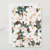 Magnolia Einladung, Brunch mit der Braut Einladung (Rückseite)