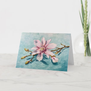 Magnolia-Erinnerungen Dankeskarte