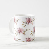 Magnolia-Erinnerungen Kaffeetasse (Vorderseite Links)