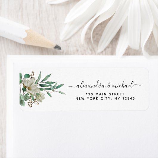 Magnolia Eucalyptus Watercolor (Insitu)