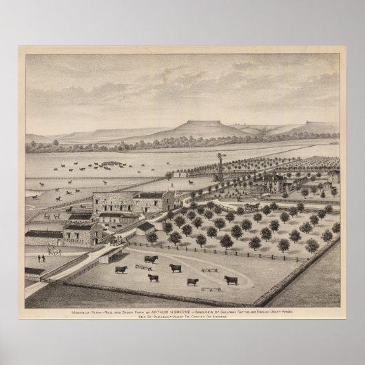 Magnolia Farm, Kansas Poster (Vorne)