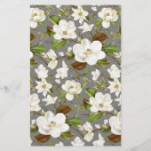 Magnolia Floral Briefpapier (Rückseite)