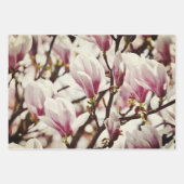 Magnolia Floral Elegante Ein perfektes Wochenende  Geschenkpapier Set (Vorderseite)