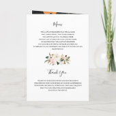 Magnolia Floral Geometrischer Rahmen 2 Foto Beerdi Programm (Rückseite)