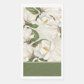 Magnolia Floral Paper Handtuch Serviette (Vorderseite)
