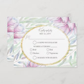 Magnolia Floral UAWG RSVP Karte (Vorne/Hinten)