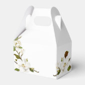 Magnolia Floral Wedding Geschenkschachtel (Rückseite)