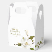 Magnolia Floral Wedding Geschenkschachtel (Geöffnet)