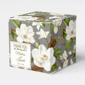 Magnolia Floral Wedding Geschenkschachtel (Vorderseite)