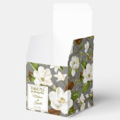 Magnolia Floral Wedding Geschenkschachtel (Geöffnet)
