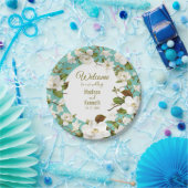 Magnolia Floral Wedding Pappteller (Party)