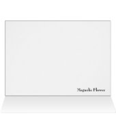 Magnolia Flower on Black (Innenansicht Horizontal (Oben))