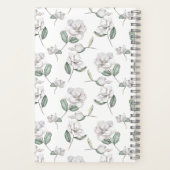 Magnolia Flower Personalized Journal Notebook Notizblock (Rückseite)