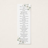 Magnolia Foto Gedenkstätte Beerdigung Gedicht Lese (Rückseite)