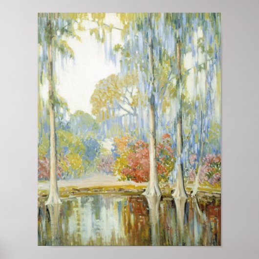 Magnolia Gardens Alfred Hutty Poster (Vorne)