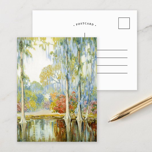 Magnolia Gardens | Alfred Hutty Postkarte