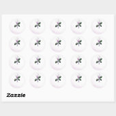 Magnolia Gastgeschenk Hochzeit Stickers (Blatt)