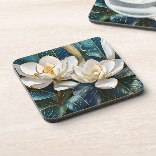 Magnolia Getränkeuntersetzer (Linke Seite)