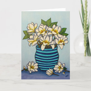 Magnolia Grandiflora Grußkarte von Lisa Lorenz Karte