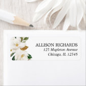 Magnolia grüne, weiße cremefarbene Aquarelltöne (Insitu)