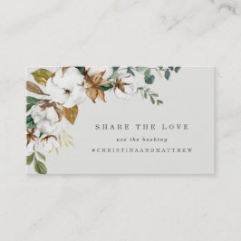 Magnolia Hashtag Card Visitenkarte