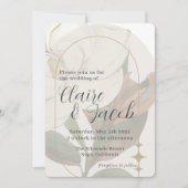 Magnolia Hochzeit Einladung (Vorderseite)