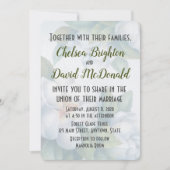 Magnolia Hochzeit Einladung (Vorderseite)