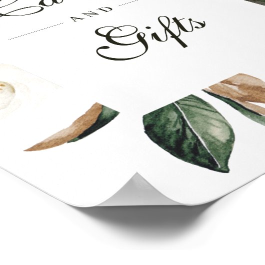 Magnolia Hochzeit Poster (Ecke)