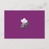 Magnolia Hochzeit wünscht gute Karten (Rückseite)