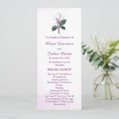 Magnolia Hochzeitsprogramme Programm (Stehend Vorderseite)