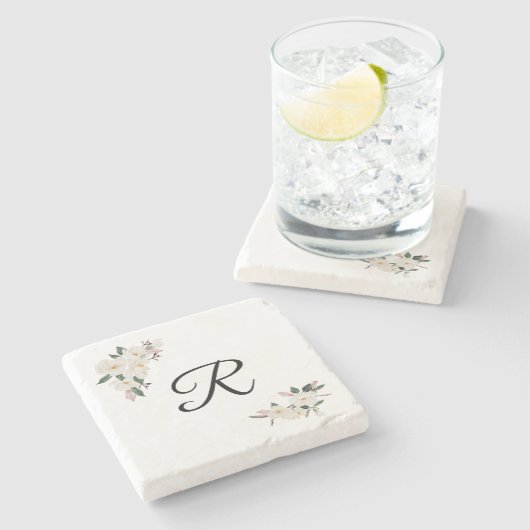 Magnolia Initial Untersetzer (Seitenansicht)