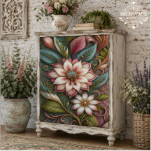 Magnolia Jugendstil Art Decoupage